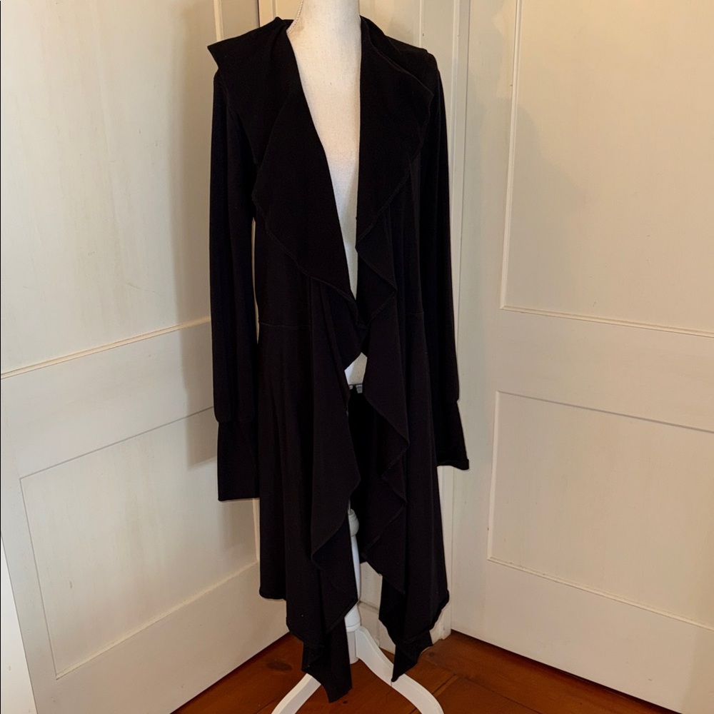 Black Waterfall Cardigan